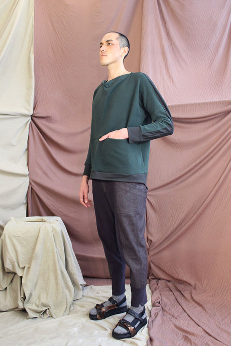 MW21 MECHI OVERSIZE JUMPER - FOREST