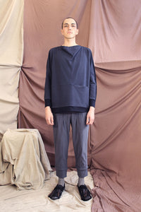 MW21 MECHI OVERSIZE JUMPER - INDIGO