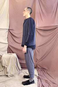 MW21 MECHI OVERSIZE JUMPER - INDIGO