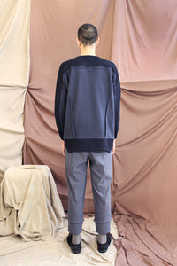 MW21 MECHI OVERSIZE JUMPER - INDIGO