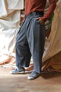 SL23 TAHLO WIDE LEG PANTS - GRAPHITE