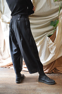 SL23 TAHLO WIDE LEG PANTS - OBSIDIAN