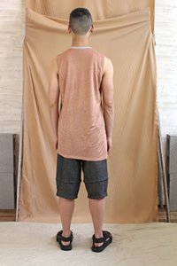 Mens Linen Jersey Tank Top