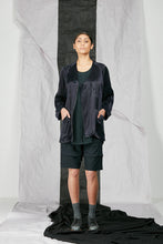 Load image into Gallery viewer, Tencel Cupro Linen Women&#39;s Unisex Kimono Zip Jacket with Pockets